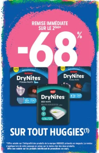 SUR TOUT HUGGIES (DryNites Pyjama Pants / Bed Mats)