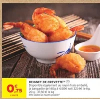 BEIGNET DE CREVETTE