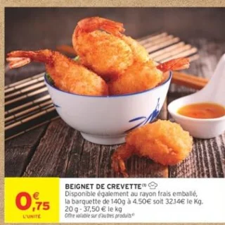 BEIGNET DE CREVETTE
