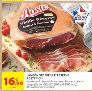JAMBON SEC VIEILLE RÉSERVE AOSTE