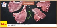 Veau : Côtes (Première, filet) ou côtes *** à griller Jean Rozé