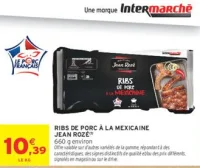 Ribs de Porc à la Mexicaine Jean Rozé