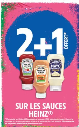 Sur les sauces Heinz