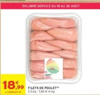 Filets de poulet