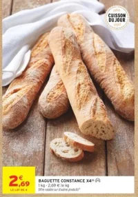 BAGUETTE CONSTANCE X4