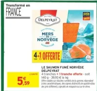 LE SAUMON FUMÉ NORVÈGE DELPEYRAT