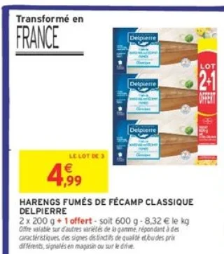 HARENGS FUMÉS DE FÉCAMP CLASSIQUE DELPIERRE