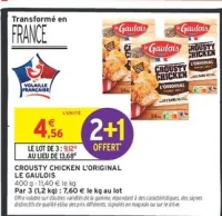 CROUSTY CHICKEN L'ORIGINAL LE GAULOIS
