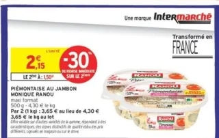 PIÉMONTAISE AU JAMBON MONIQUE RANOU