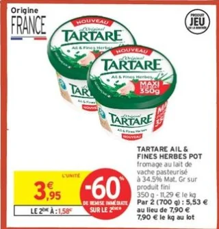 TARTARE AIL & FINES HERBES POT