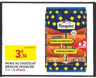 Pains au Chocolat Brioche Pasquier
