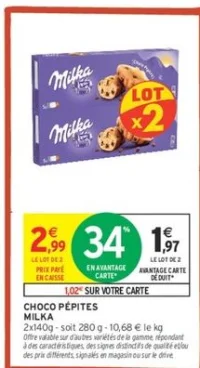 CHOCO PÉPITES MILKA