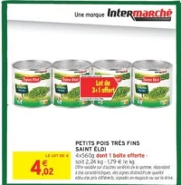 Petits pois très fins Saint Éloi