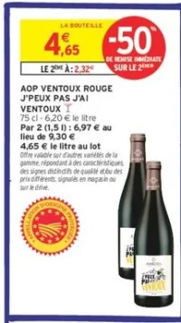 AOP VENTOUX ROUGE J'PEUX PAS J'AI VENTOUX
