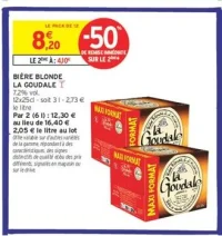 Bière Blonde La Goudale