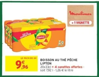 Boisson au thé pêche Lipton