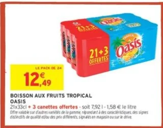 Boisson aux fruits Tropical Oasis