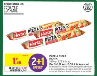 Pâte à pizza Herta