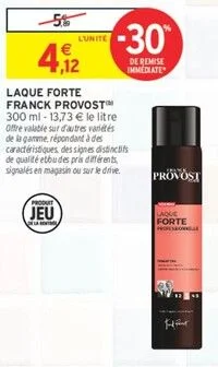 LAQUE FORTE FRANCK PROVOST