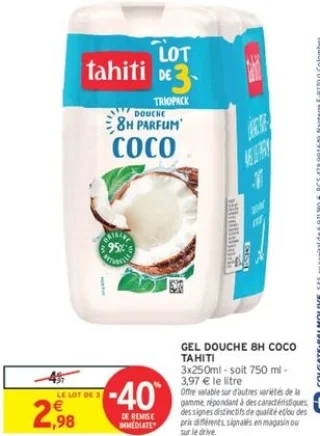 Gel Douche 8H Coco Tahiti