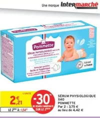 Sérum Physiologique X40 Pommette