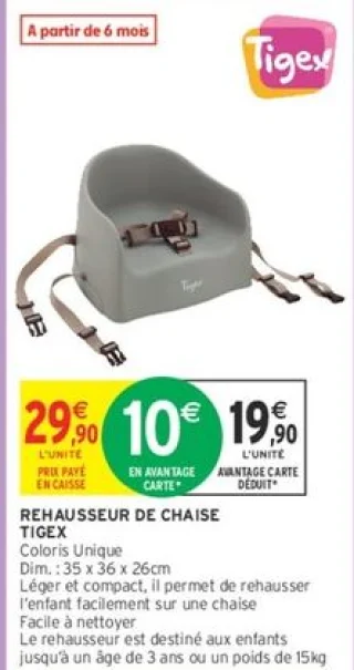 Rehausseur de chaise Tigex