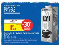 Boisson à l'avoine barista édition Oatly