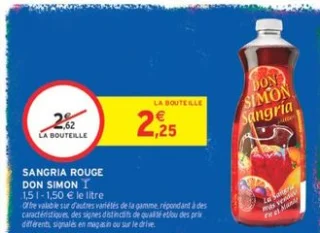 Sangria rouge Don Simon