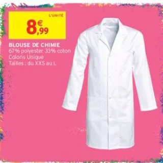 Blouse de chimie