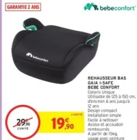 REHAUSSEUR BAS GAIA I-SAFE BEBE CONFORT