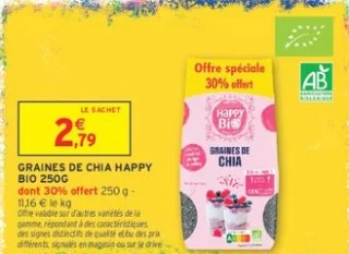 Graines de Chia Happy Bio