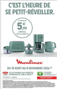 Gamme de petit électroménager Moulinex
