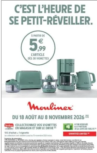 Gamme de petit électroménager Moulinex