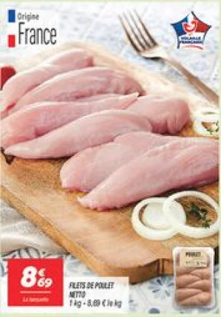 Filets de poulet