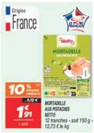 Mortadelle aux pistaches