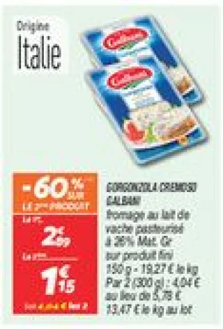 Gorgonzola cremoso 