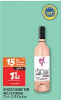 Igp pays d'hérault rosé