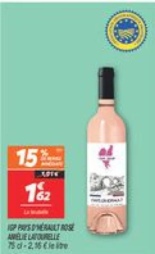 Igp pays d'hérault rosé