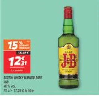 Scotch whisky blended rare