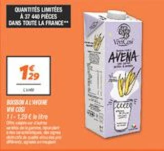 Boisson a l'avoine 