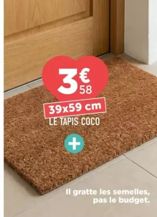 Le tapis coco 39x59 cm