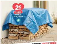 La bâche de protection 2x3M