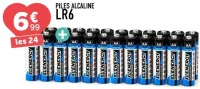 Piles alcaline LR6 Xlenergy les 24