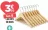 Promo les 8 CINTRES EN BOIS