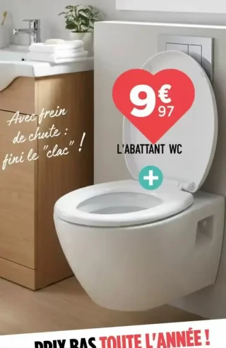 L'ABATTANT WC