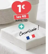 Serviettes les 40