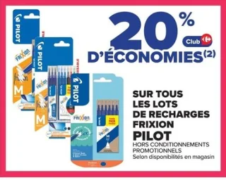 Recharges Frixion Pilot