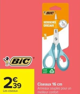 Ciseaux 16 cm BIC