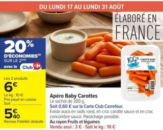 Apéro Baby Carottes