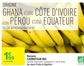 Banane CARREFOUR BIO